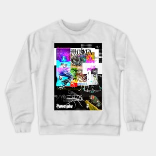 Glitch Fly Crewneck Sweatshirt